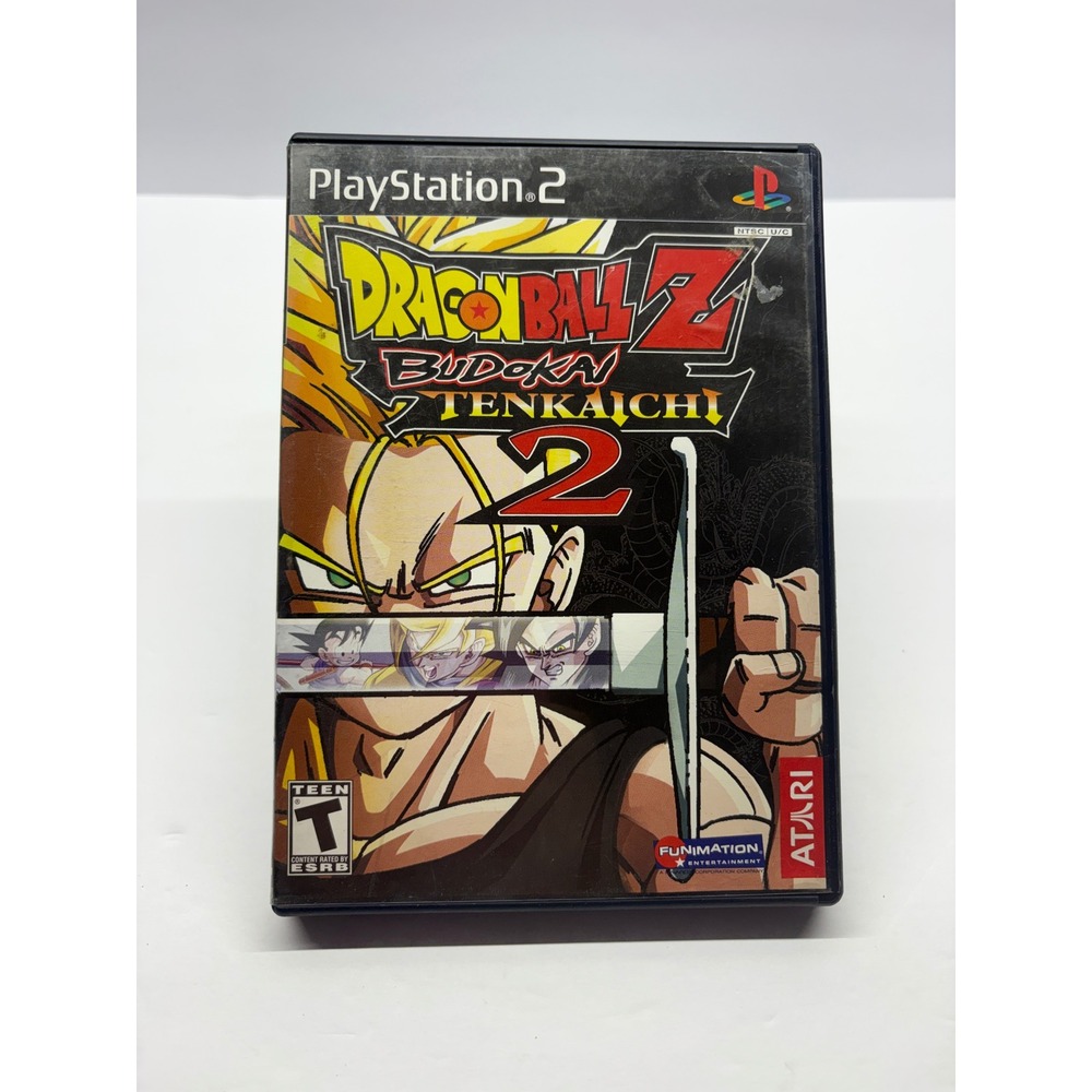 Dragon Ball Z Budokai Tenkaichi 2 PS2 PlayStation 2 Game Disc & Case
